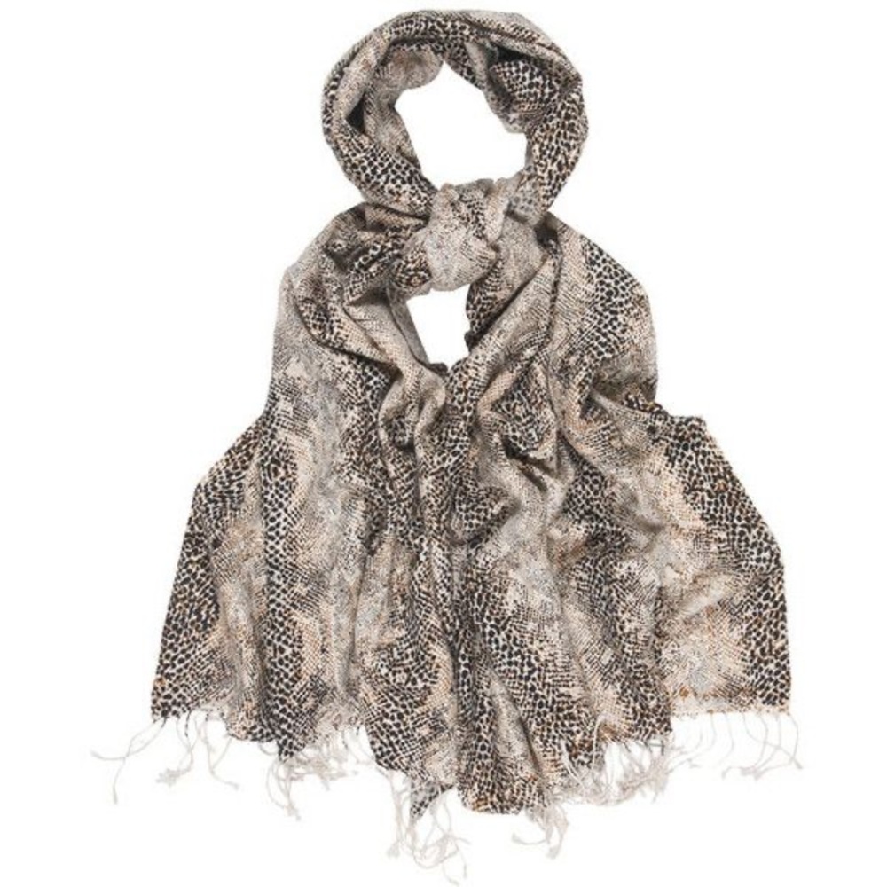 (EUC) Tolani Reptile Snakeskin Print Scarf